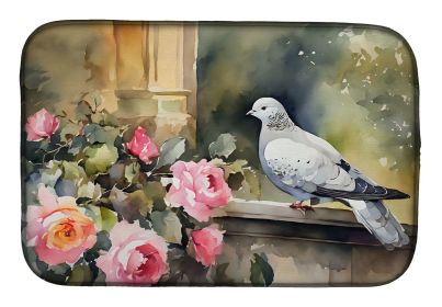 Pigeon Dish Drying Mat Absorbent Dish Drying Mat Pad for Kitchen Counter Dish Drainer Mat for Countertop, 14 x 21", Multicolor