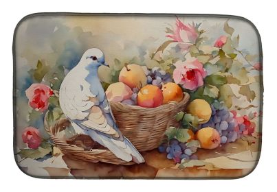 Dove Dish Drying Mat Absorbent Dish Drying Mat Pad for Kitchen Counter Dish Drainer Mat for Countertop, 14 x 21", Multicolor (Default: Default)